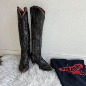 Freebird "Wonder" Cowboy Boot, Black, Size 8